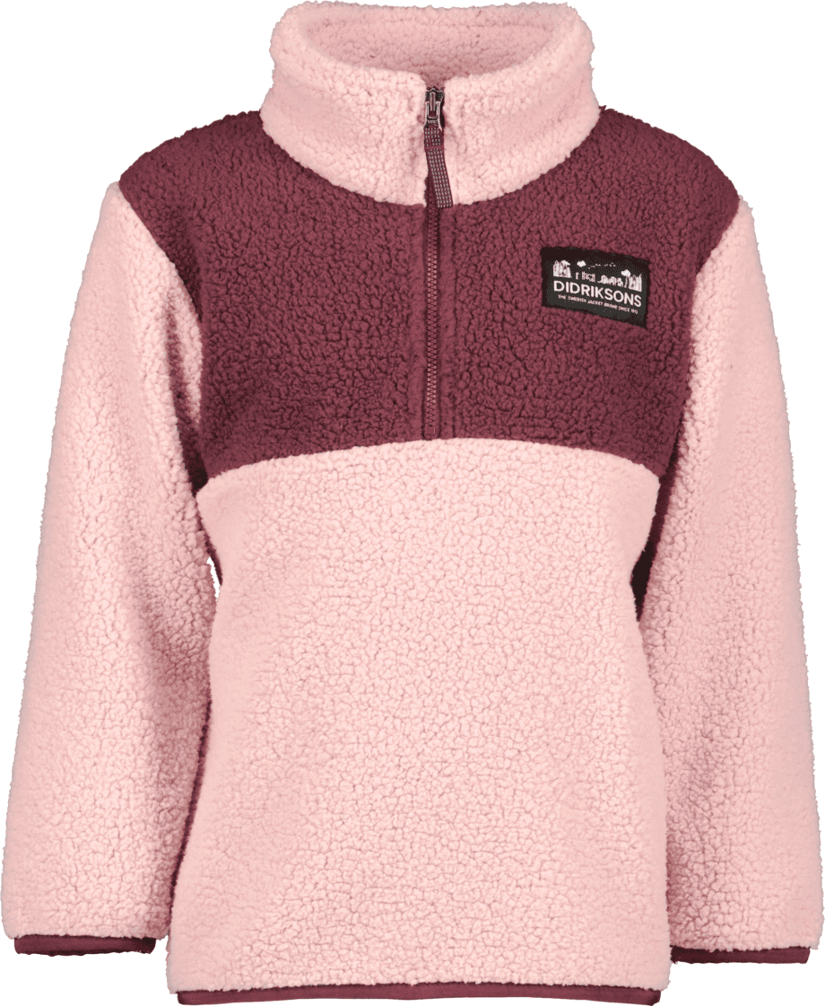 Didriksons Didriksons Kids' Gosig Half Zip Dusty Pink