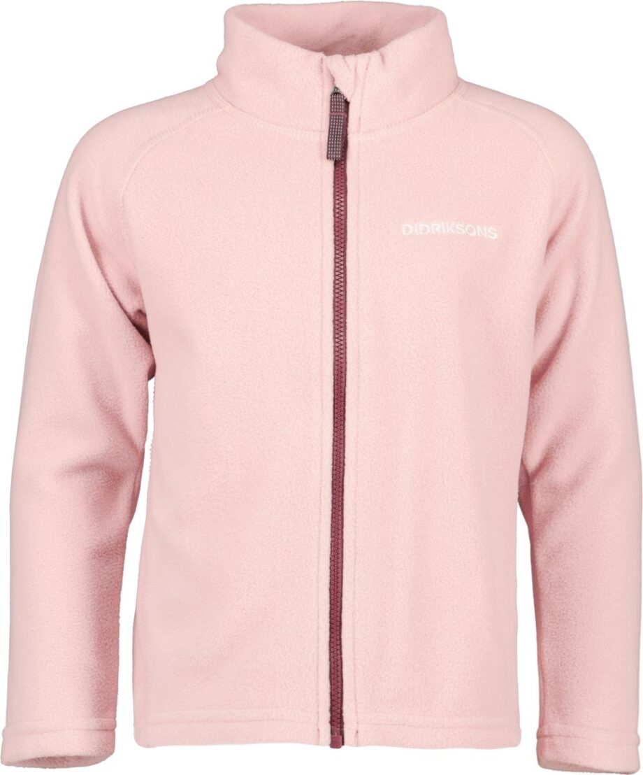 Didriksons Didriksons Kids' Monte Full Zip 10 Dusty Pink