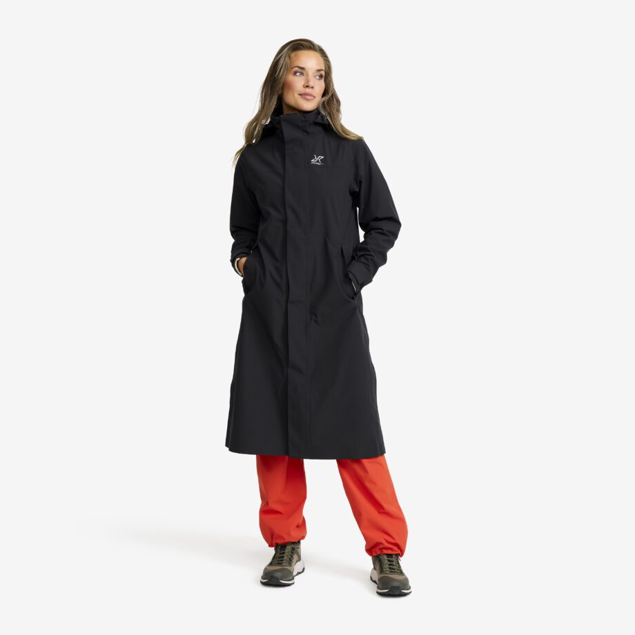 Revolution Race Cloud 3L Long Shell Parka - Dam - Black, Storlek:XL - Skaljacka & Vindjacka