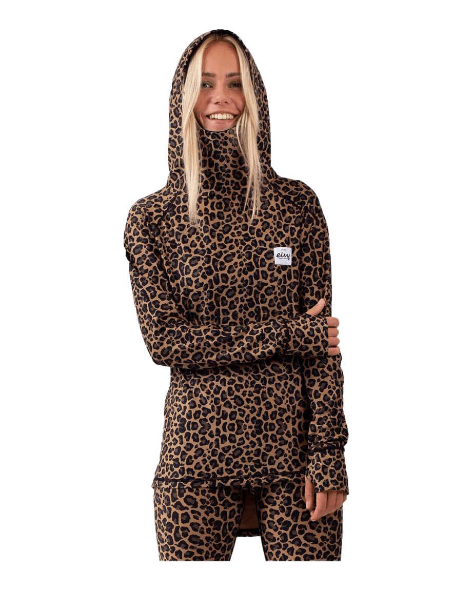 Icecold Hood Top W Leopard (L)