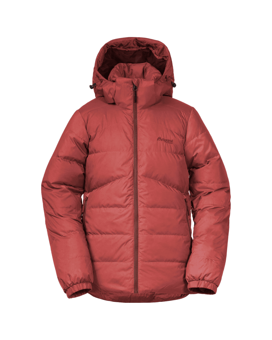 Røros Down Youth Girl Jacket Rusty Dust/Amarone Red (140)