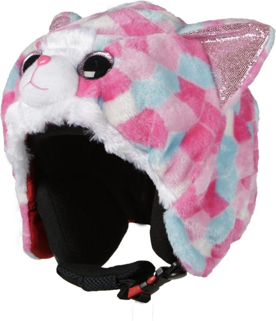 Hoxyheads Hoxyheads Kids' Helmet Cover Spotted Cat