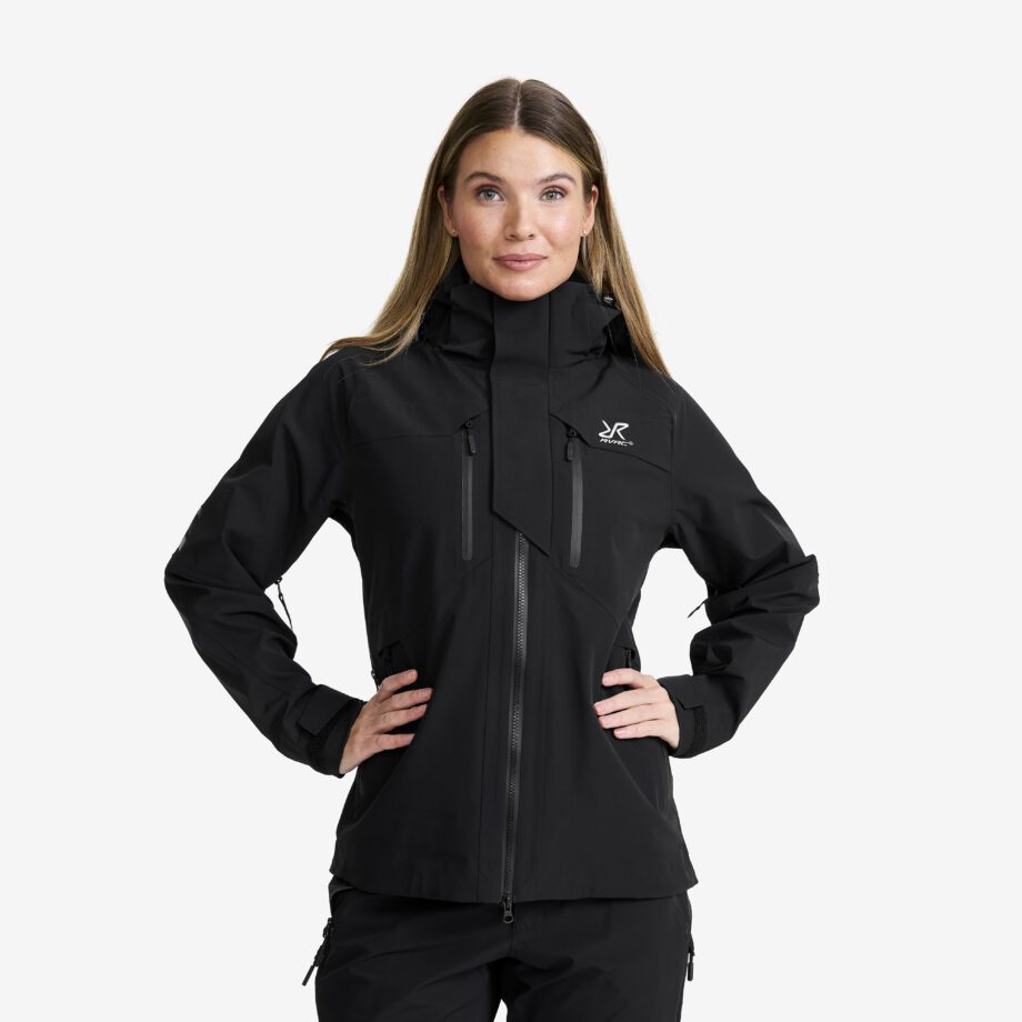 Revolution Race Aries Pro 3L Shell Jacket - Dam - Black, Storlek:XS - Skaljacka & Vindjacka