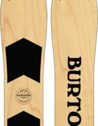 Burton The Throwback Snowboard Wood/Black