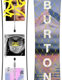 Burton Women's Story Board Camber Snowboard  White