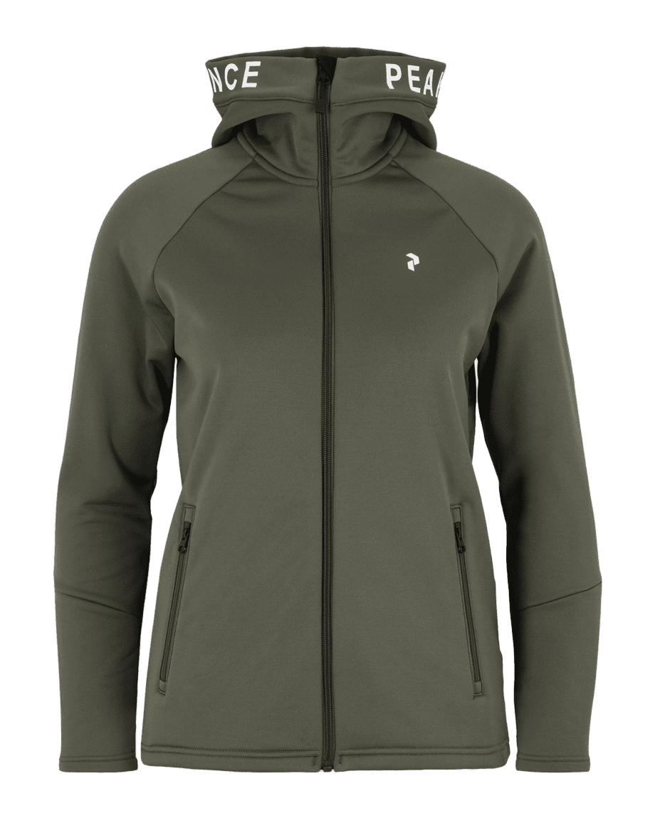 Rider Zip Hood W Pine Needle/Pine Needle (L)