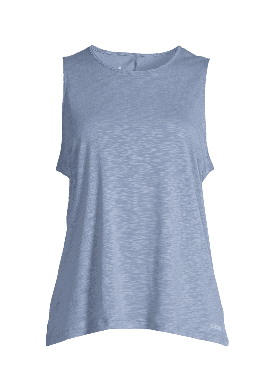 Casall Soft Texture Tank - Sense Blue