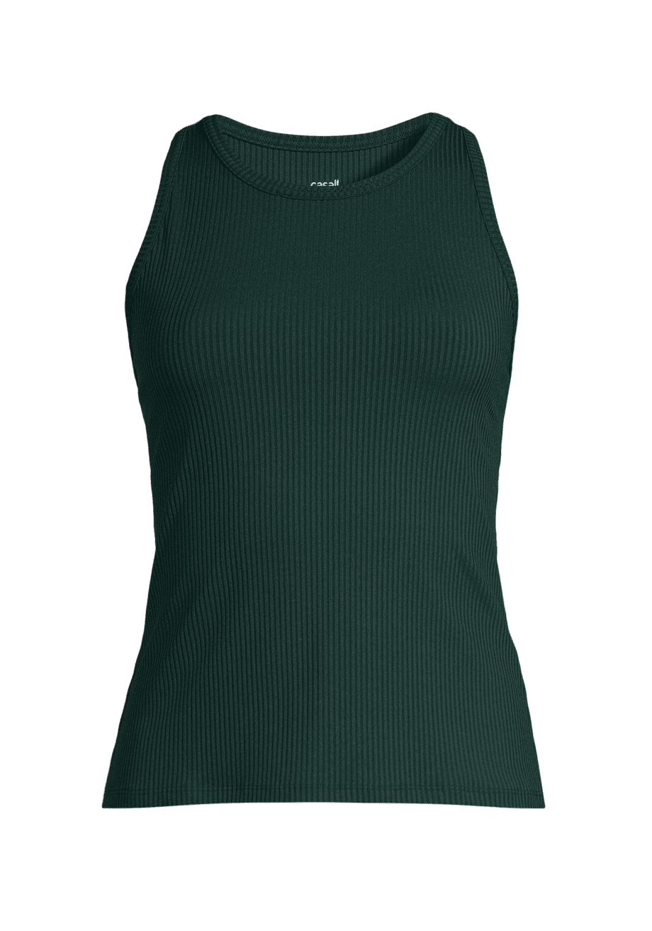 Casall Signified Rib Tank - Dark Pine