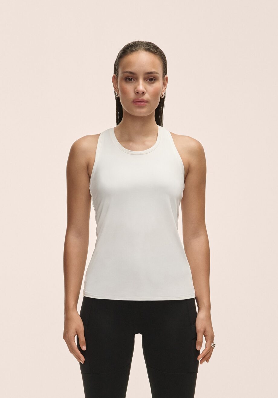 Casall Essential Racerback Tank - White