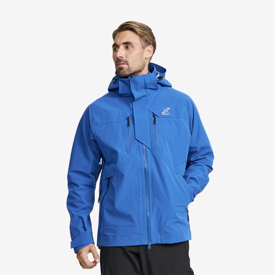 Revolution Race Aries Pro 3L Shell Jacket - Herr - Classic Blue/True Blue, Storlek:M - Jackor > Regn- & Skaljackor