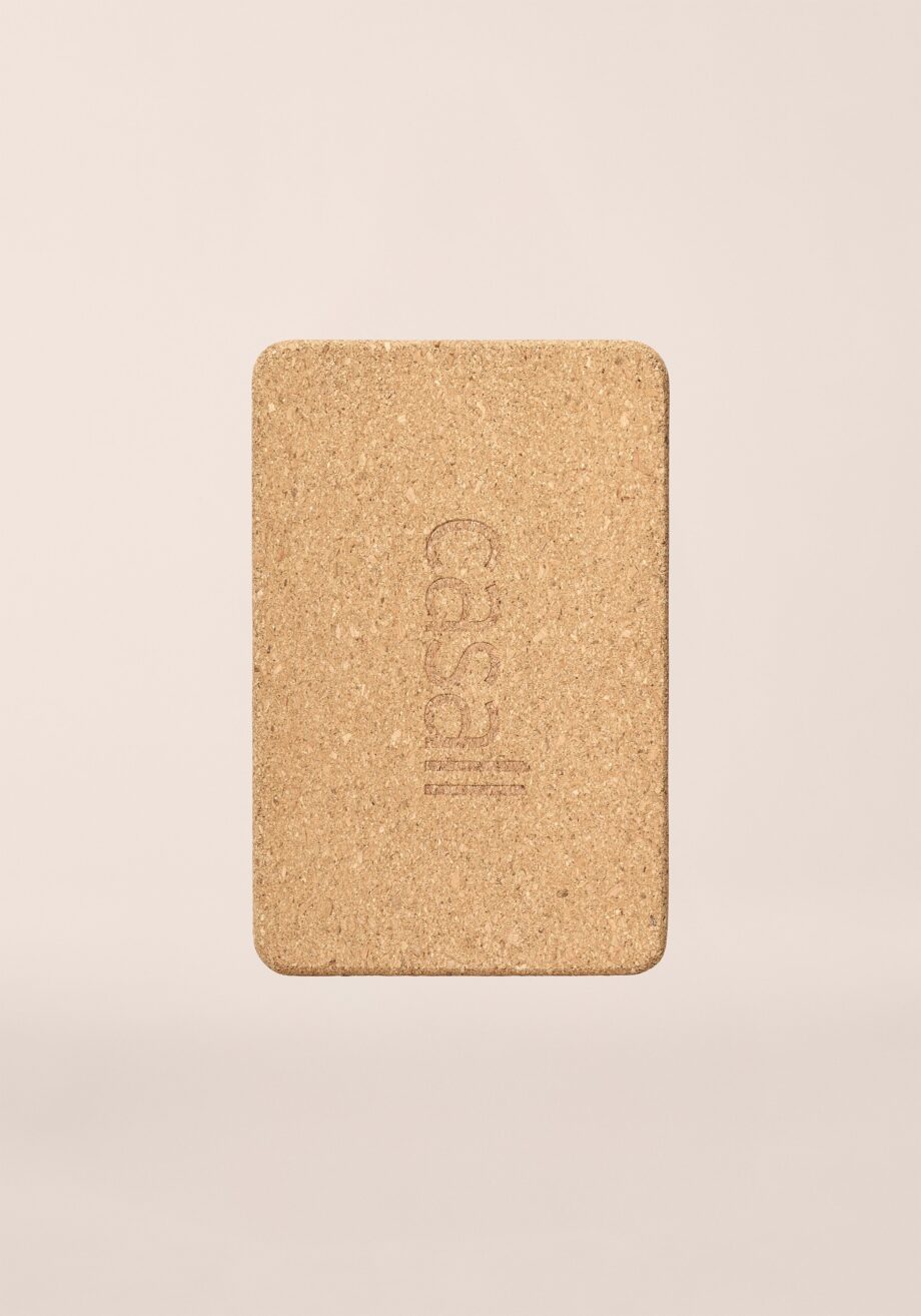 Casall Yoga block natural cork Large - Natural cork