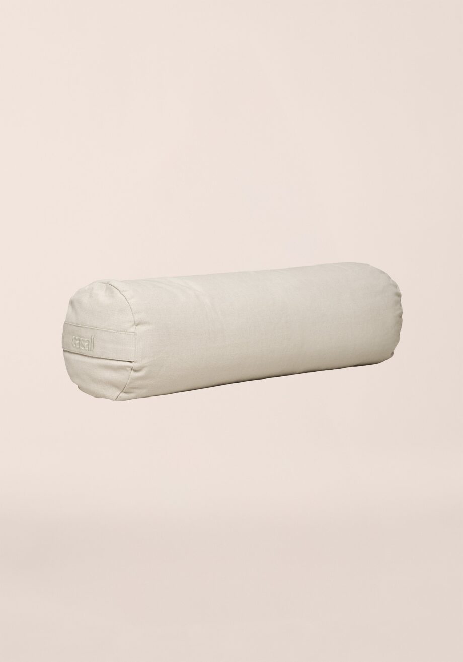 Casall Yoga bolster pillow - Light Cashmere