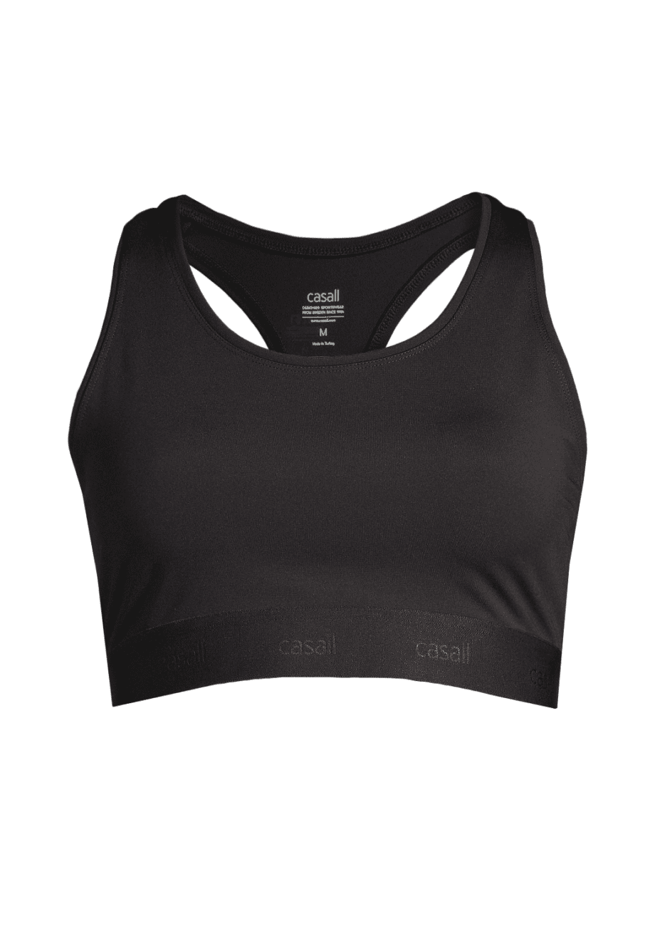 Casall Graphic Sports Bra - Black