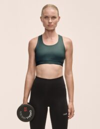 Casall Graphic Sports Bra - Dark Pine