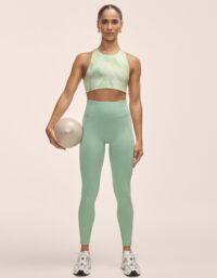 Casall Soft Touch High Waist Tights - Statue Green