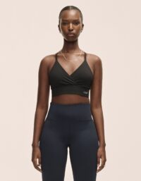 Casall Wrap Sports Bra - Black