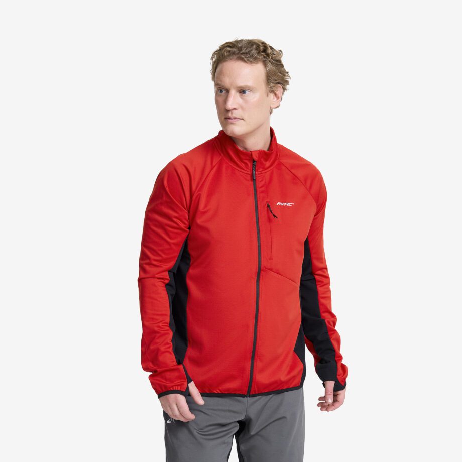 Revolution Race Pace Wind Jacket - Herr - Aura Orange, Storlek:XL - Jackor > Vindjackor